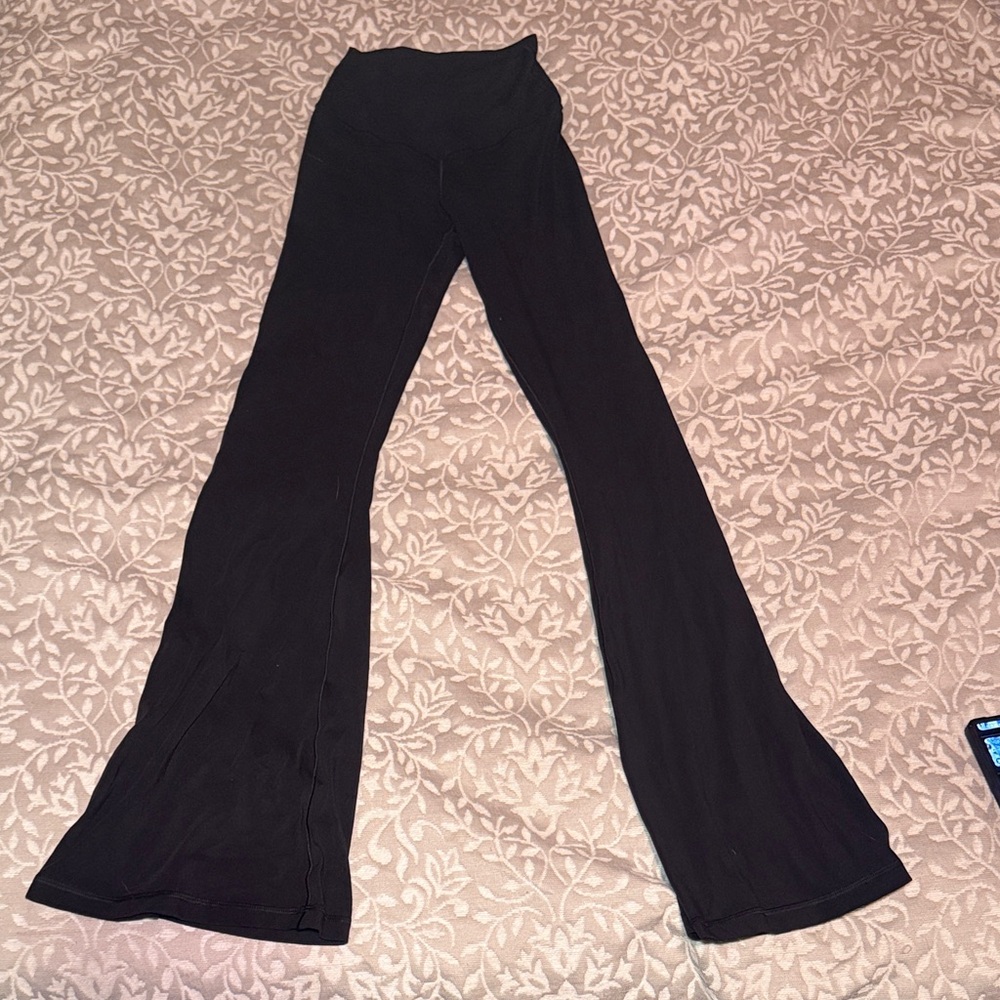 Aerie Black Flared Leggings